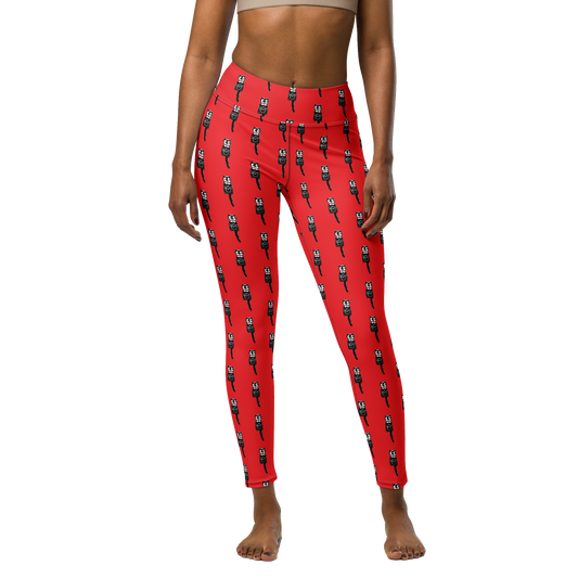 Kit-Cat Smiling Yoga Leggings