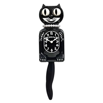 Classic Black Miss Limited Edition Kitty-Cat Klock