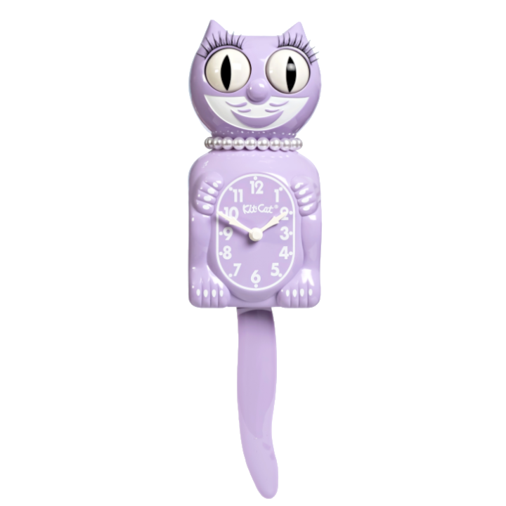 Pastel Lilac Lady Kit-Cat (15.5" high)