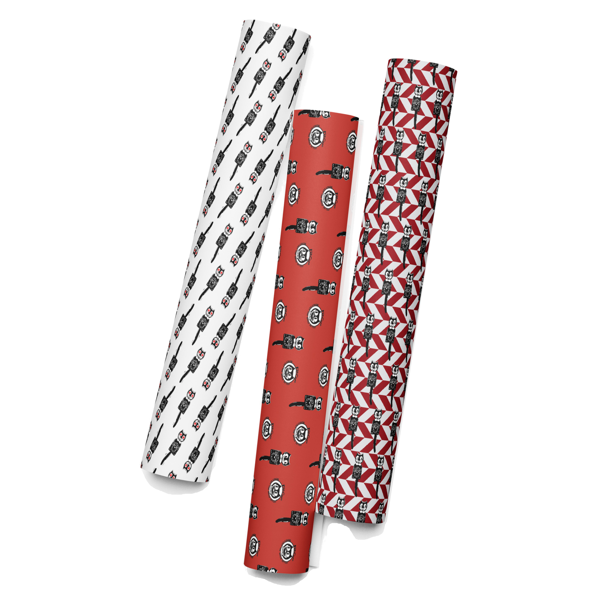 Wrapping paper sheets – Kit-Cat Klock