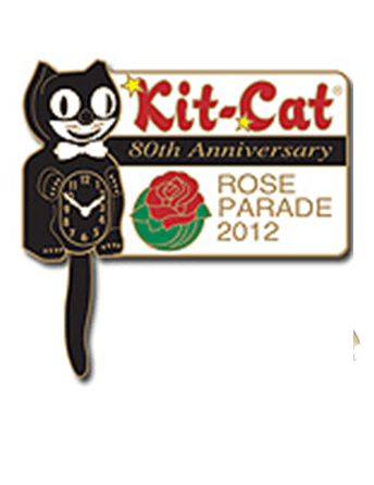 KIT KAT KLOCK CLOCK BC-31 ROSE PARADE NEW IN BOX USA MADE LIMITED EDITION 15 1/2 
