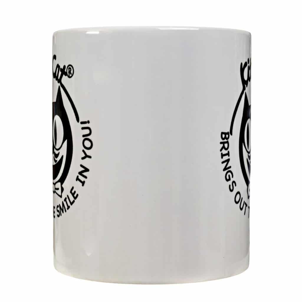 Black and White Smile Logo Ceramic Mug - Kit-Cat Klock