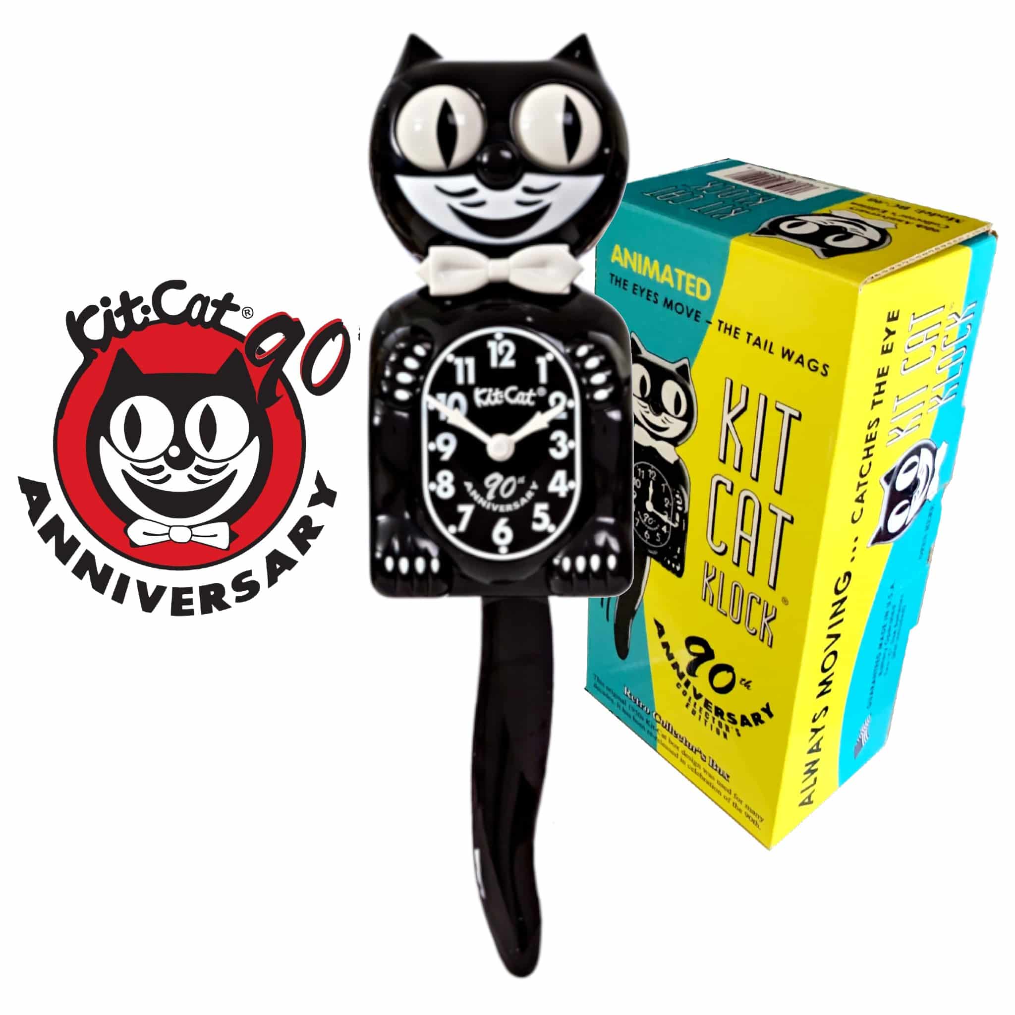 90th Anniversary Edition Kit-Cat Klock with Collectors Box